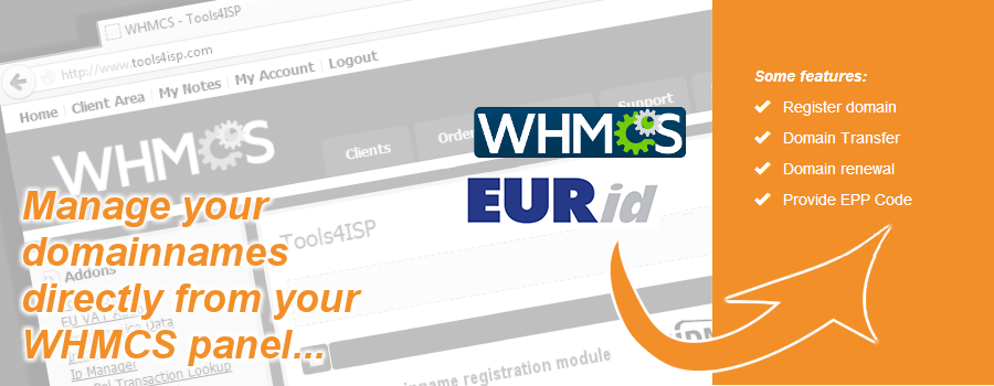 WHMCS EURid module