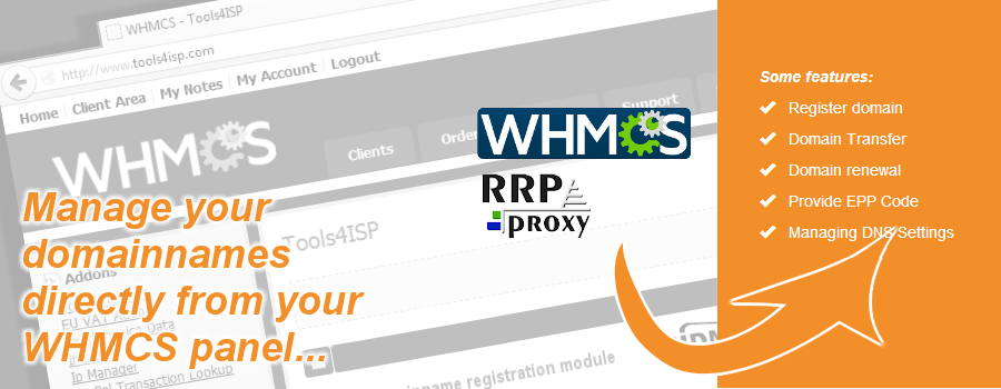 WHMCS RRPproxy module